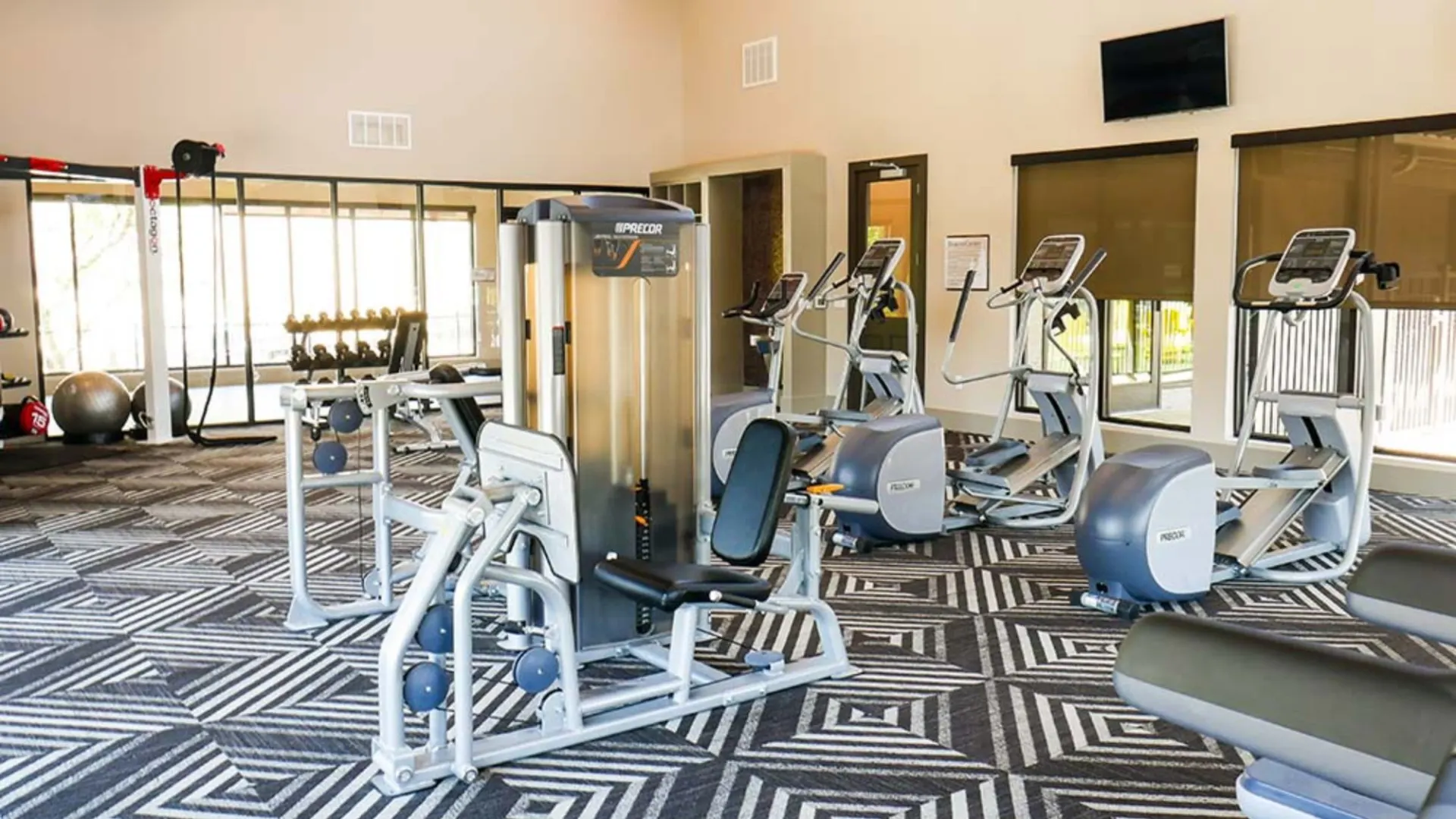 fitness center at The  View at Crown Ridge